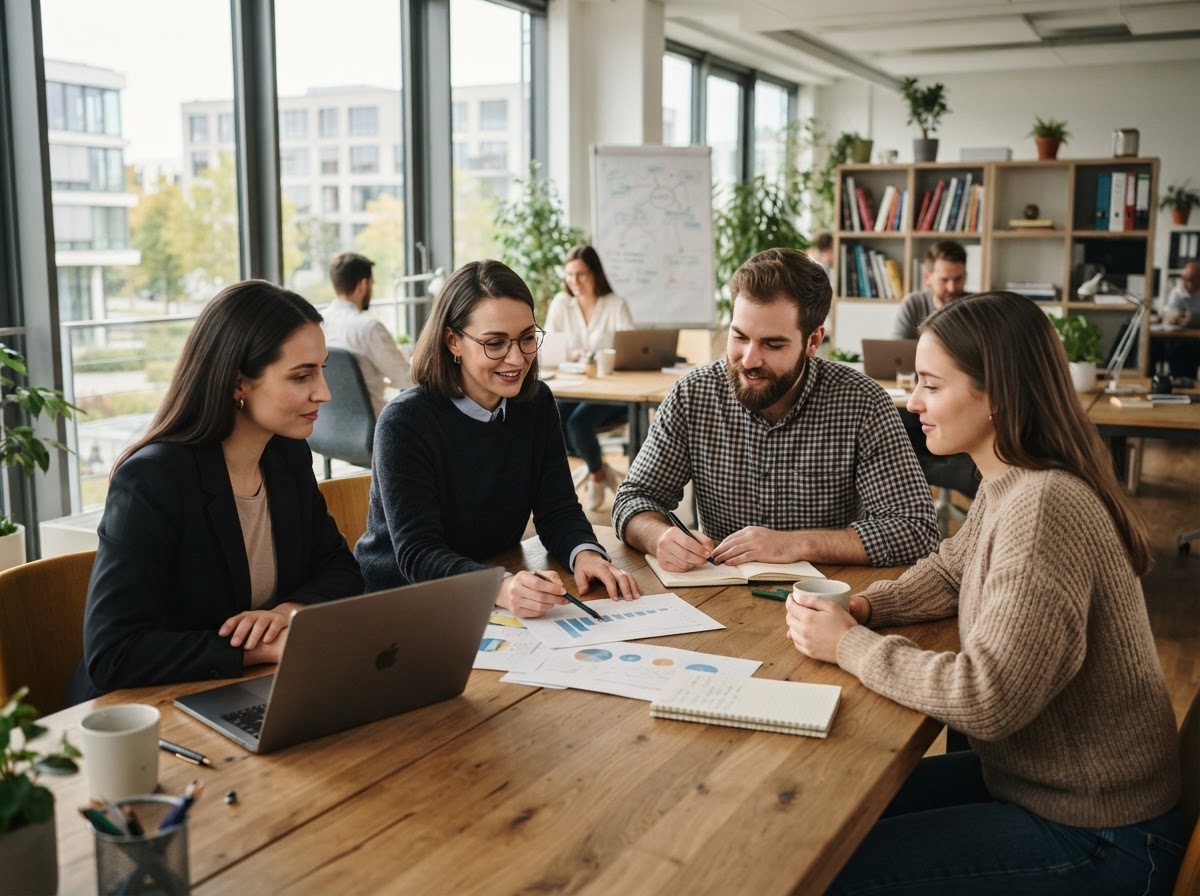 Gelvi-Geld Arbeitsumgebung mit Fokus auf datenbasierte Entscheidungsprozesse